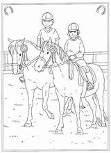 Kleurplaat Kleurplaten Pferde Manege Reiterin Paarden Reiterhof Paard Reitschule Bibi Wendy Lassie Malvorlagen Animaatjes Springen Schleich Ausdrucken Paardenstal Paardrijden Inspirierend sketch template
