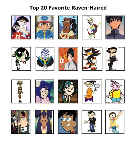 top 20 favorite raven haired characters by britishgirl2012 on deviantart