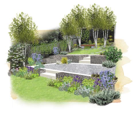 slope garden design