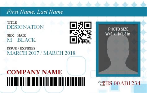 id badge template  word templates