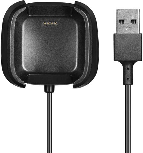 replacement charger usb charging cable cord  fitbit versa lite walmartcom