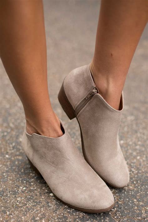 Kick Back Taupe Ankle Boots At With Images