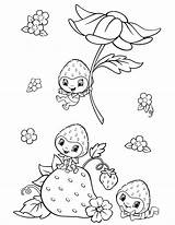 Coloring Pages Strawberry Shortcake Cute Adult Simply Tableau Cartoon Books Color Visit Sheets Girls Choose Board Choisir Un sketch template
