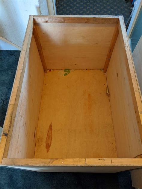 freelywheely large plywood storage box