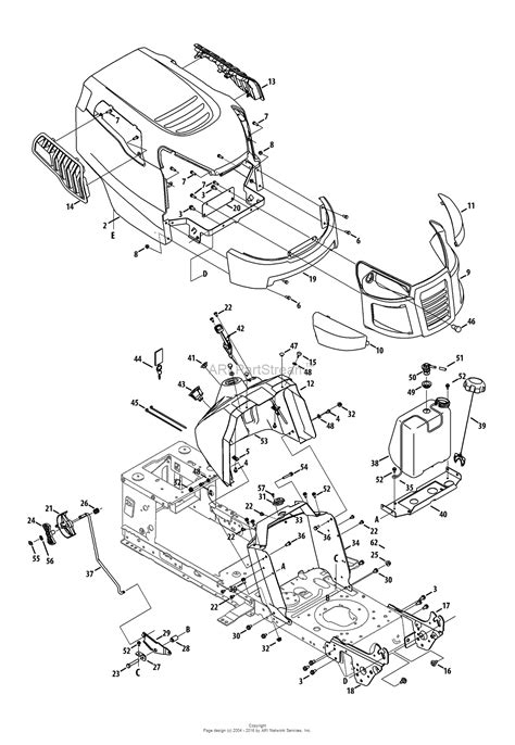 craftsman lt engine diagram