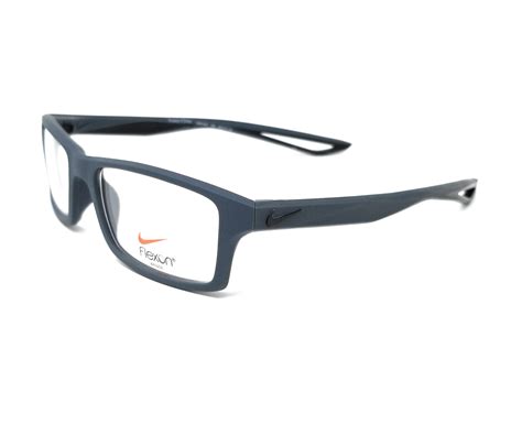 Nike Eyeglasses 4281 024 Dark Magnet Grey Black Rectangle Men S