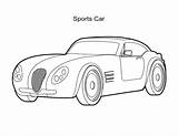 Coloring Car Sheets Cars Cool Racing Muscle Sports sketch template