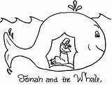 Jonah Whale Coloring Story Pages Template Color Print Sketch sketch template