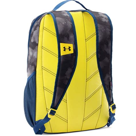 armour  ua hustle backpack ldwr rucksack school gym bag ebay