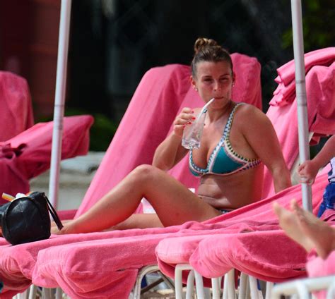 coleen rooney in a green bikini barbados may 2017 celebrity nude leaked