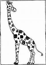 Giraffe Cartoon Clipart Clip Library Onlinelabels sketch template