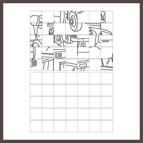 mystery grid drawing worksheets printables