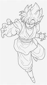 Goku Vegeta Dragonball Saiyan Coloringhome Pngkit Colorear24 sketch template