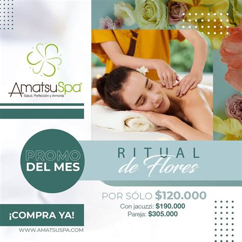 promociones todos los meses spa en medellin amatsu spa