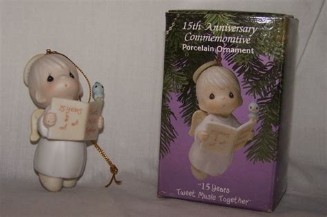 Precious Moments 15th Anniversary Angel Ornament 530840