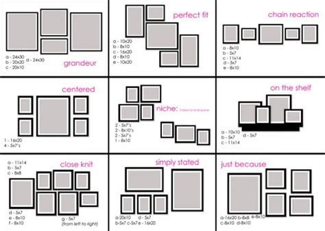 gallery wall layout ideas  living  spending