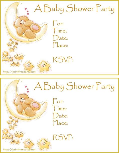 baby invitation template