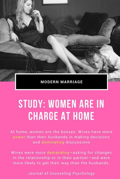 Science Proves What We Already Know Wives Rule Their Men At Home