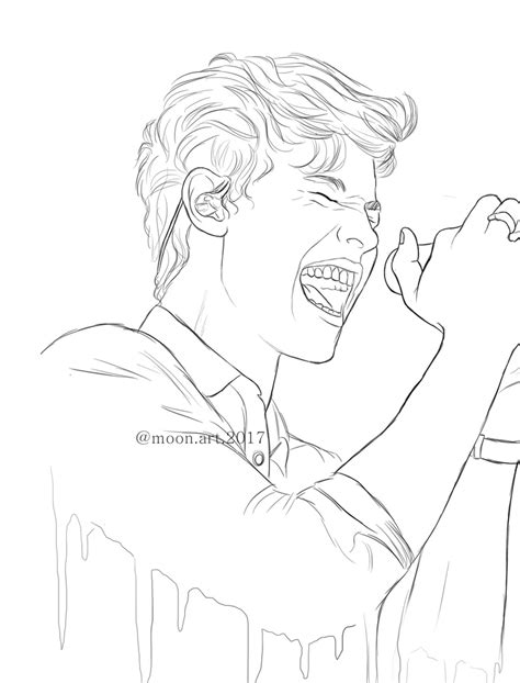 shawn mendes pages coloring pages