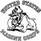 Devil Marine Dog Corps Bulldog Usmc Clipart Logo Drawing Memorial Logos Drawings Bing Clipground Paintingvalley Coloring Getdrawings sketch template