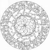 Coloring Mandalas Zuckerstange Malvorlagen Ausdrucken Erwachsene Drus Handrawn Gratuitement 123dessins sketch template