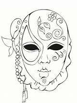 Masque Maske Masken Venezianische Jeuxetcompagnie Colorier Maszk Venetian Coloriages Sablon Karneval Tiki Fasching Decoplage Choisir Thème Basteln Retour sketch template