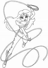 Coloring Wonder Super Pages Hero Girls Woman Superhero Dc High Para Printable Colouring Dibujos Colorir Fun Colorear Desenhos Ivy Mulher sketch template