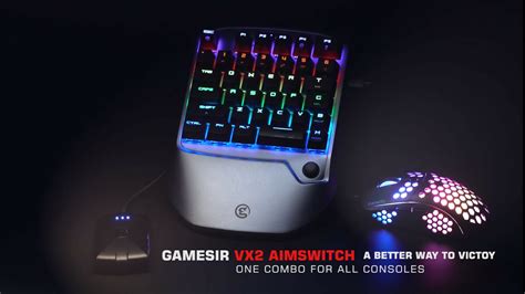 gamesir vx aimswitch keypad review  compact mouse  keyboard combo   consoles