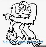 Coloring Bigfoot Pages Yeti Sasquatch Colouring Printable Merman Big Foot Color Monster Online Cryptids Clipart Drawings Ampamp Print Thecolor Getcolorings sketch template