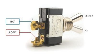 pole toggle switch wiring diagram