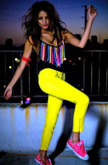 Neon 80s Fashion ☻ ⇜•ṄεΦЙ €яᗛƶΣ•⇝ Neon Outfits Party Clubbing Outfits