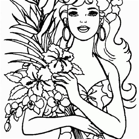 luau coloring pages birthday printable