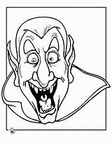 Scary Dracula Creepy Bestcoloringpagesforkids Goblin Pumpkin Coloringhome sketch template