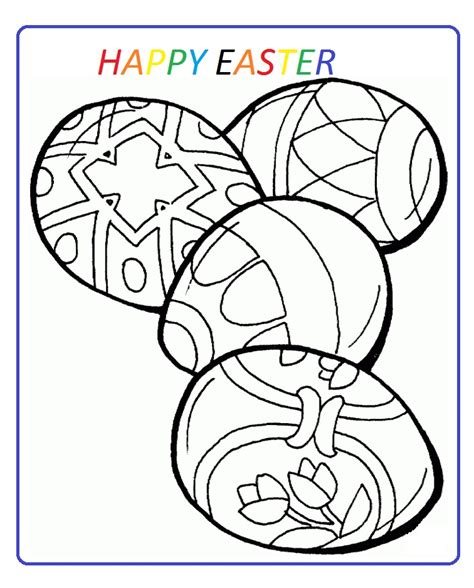 happy easter   coloring pages  preschool preschool crafts