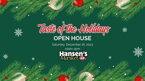 Taste Of The Holidays Hansens Iga Market East Troy December 16