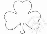 Shamrock Coloring St Pages Large Patrick Adults Printable Template Patricks Reddit Email Twitter sketch template