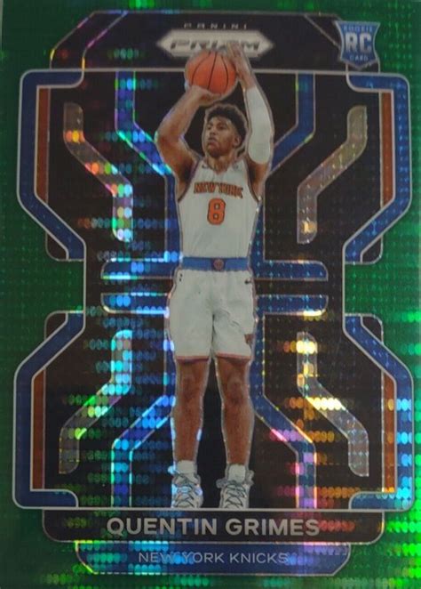 quentin grimes  prizm green pulsar  price guide sports card investor