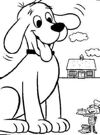 clifford puppy days coloring pages