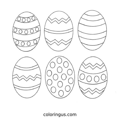 easter egg coloring pages  printable  sheets