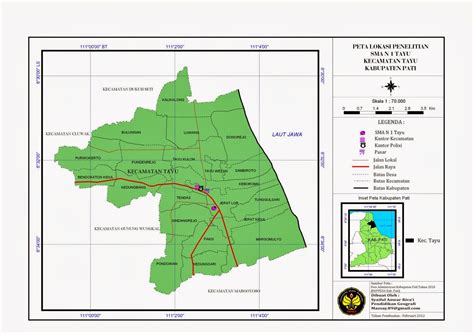 peta kecamatan tayu kabupaten pati kumpulan peta