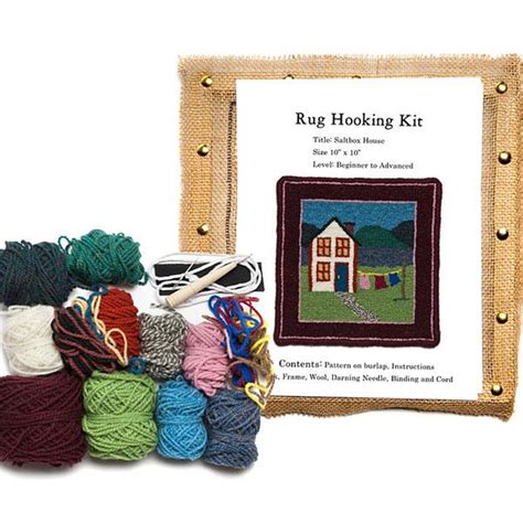 complete beginner rug hooking kit  woolery