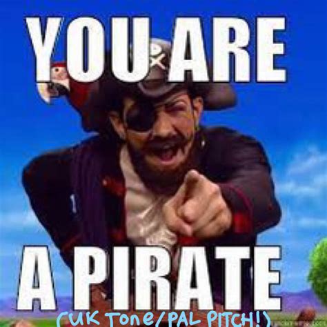 Lazytown You Are A Pirate Uk Tone Pal Pitch By Smochdar On Deviantart