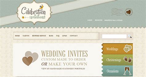 celebration invitations  design inspiration website showcase