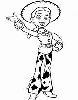 Toy Story Jessie Coloring Pages Toys Para Waving Anycoloring Seleccionar Tablero Colorear Divyajanani sketch template