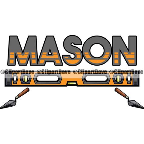 mason business svg design logo masonry company block brick etsy