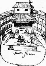 Theatre Drawing Globe Theater Getdrawings sketch template