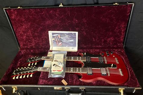 star studded legacy  gibson double neck guitars reverb news