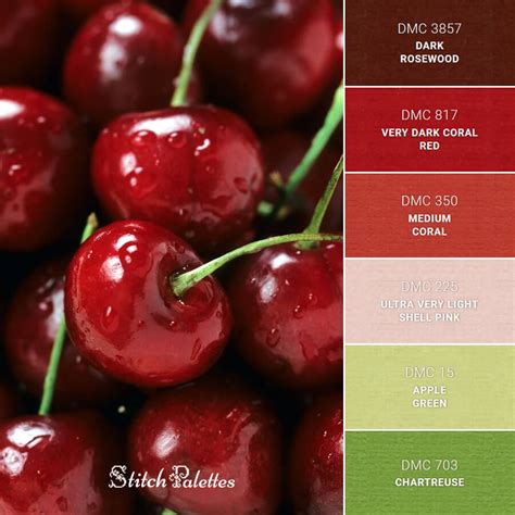 cherry  top red colour palette color pallets cherry red color