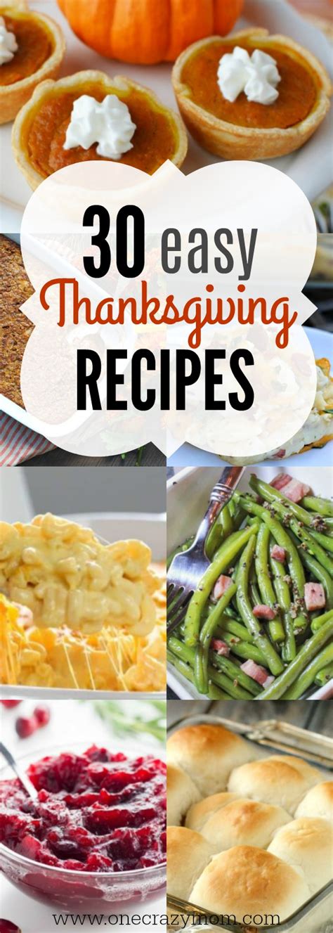 easy thanksgiving recipes 30 side dishes and desserts to try