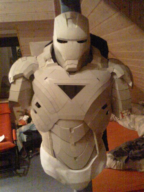 iron man cardboard armor preview   bullrick  deviantart